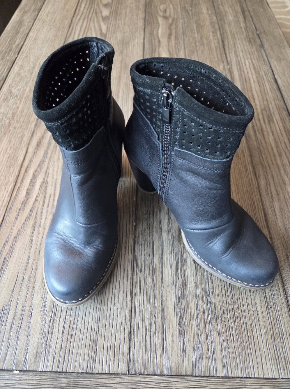 El Naturalista Womens Colibri Ankle Boots Size 40 US 9 Black Leather